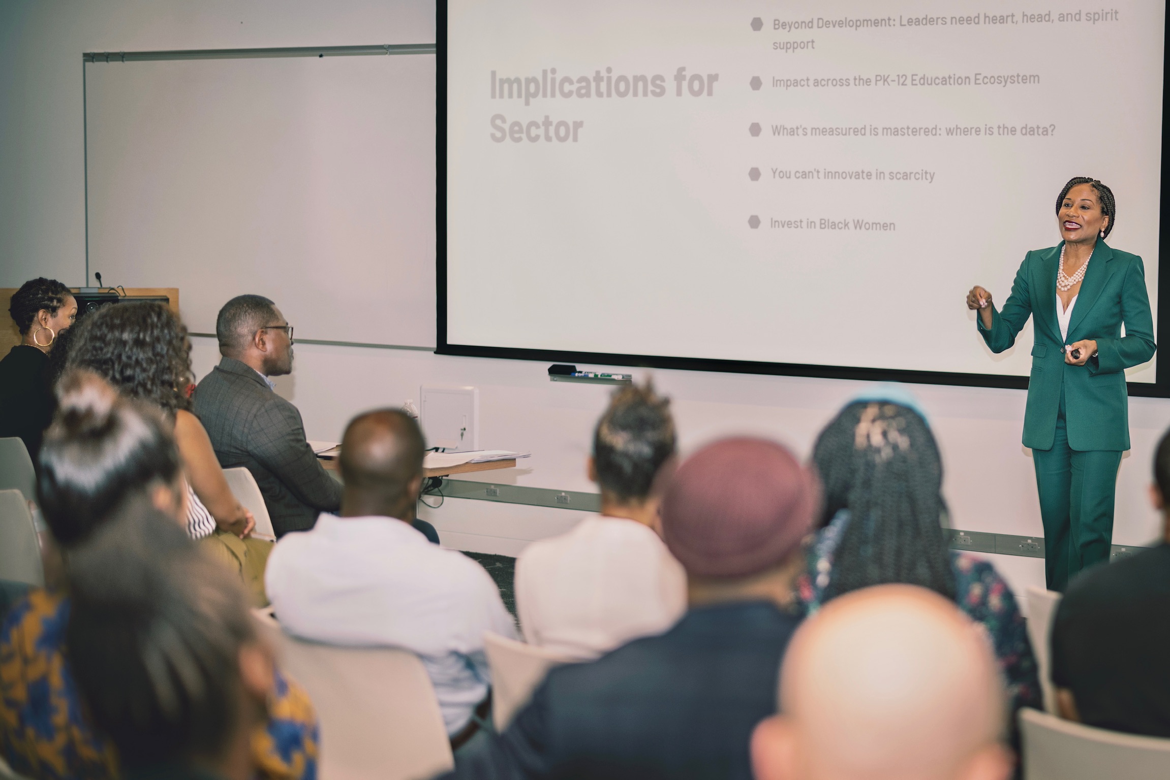 Dr. Amanda L. Aiken at a speaking engagement