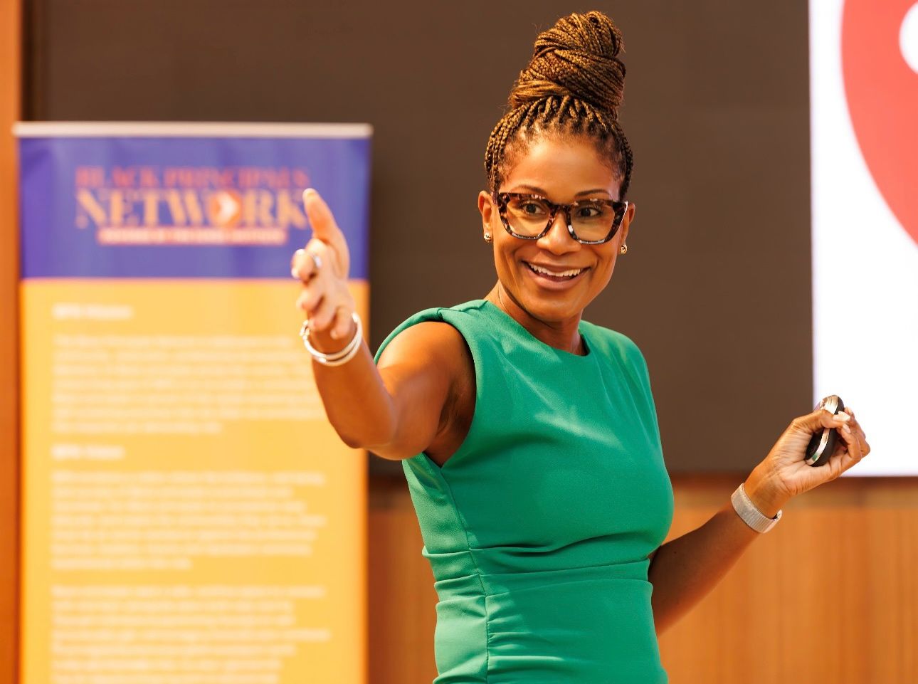Dr. Amanda L. Aiken at a speaking engagement